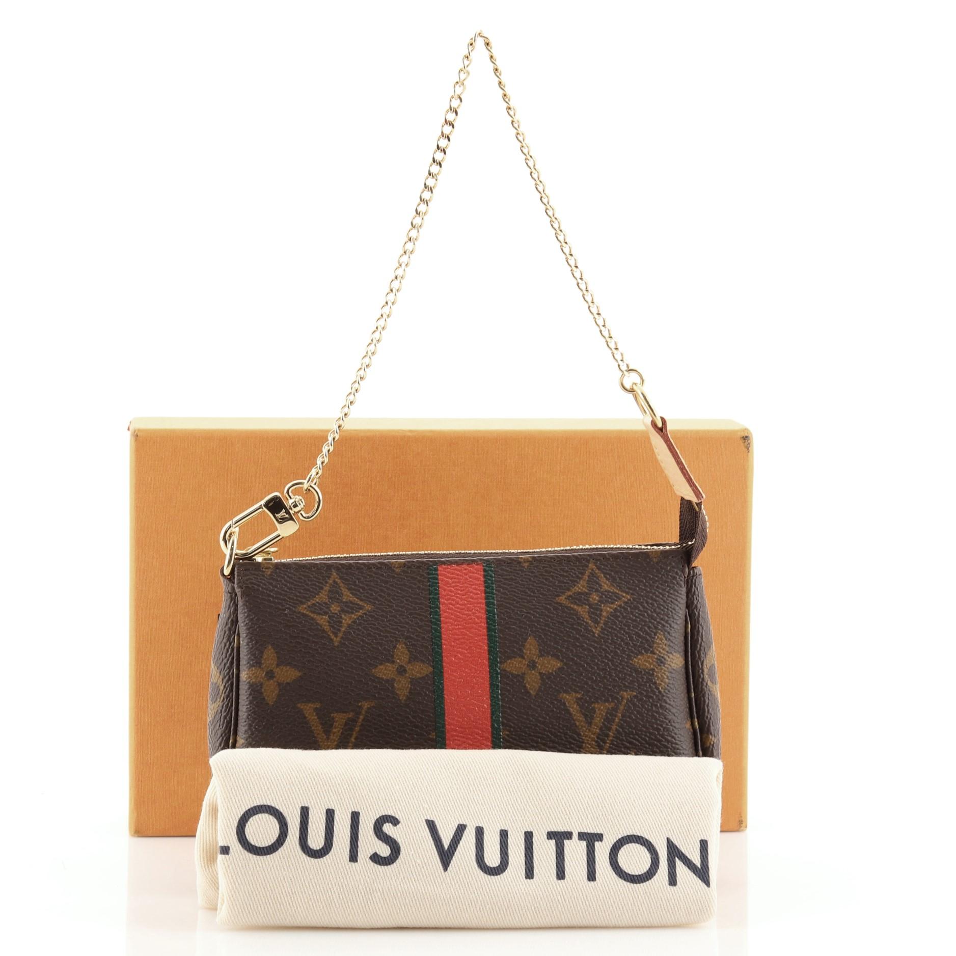 Louis Vuitton Pochette Accessoires My LV Heritage Customizable Monogram Canvas