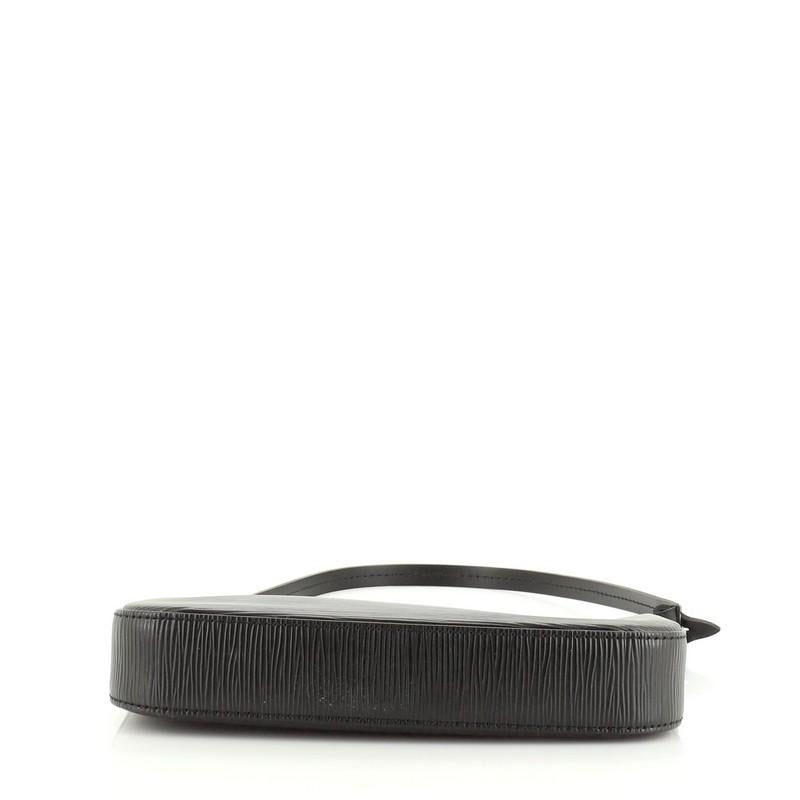 Black Louis Vuitton Pochette Accessoires NM Epi Leather