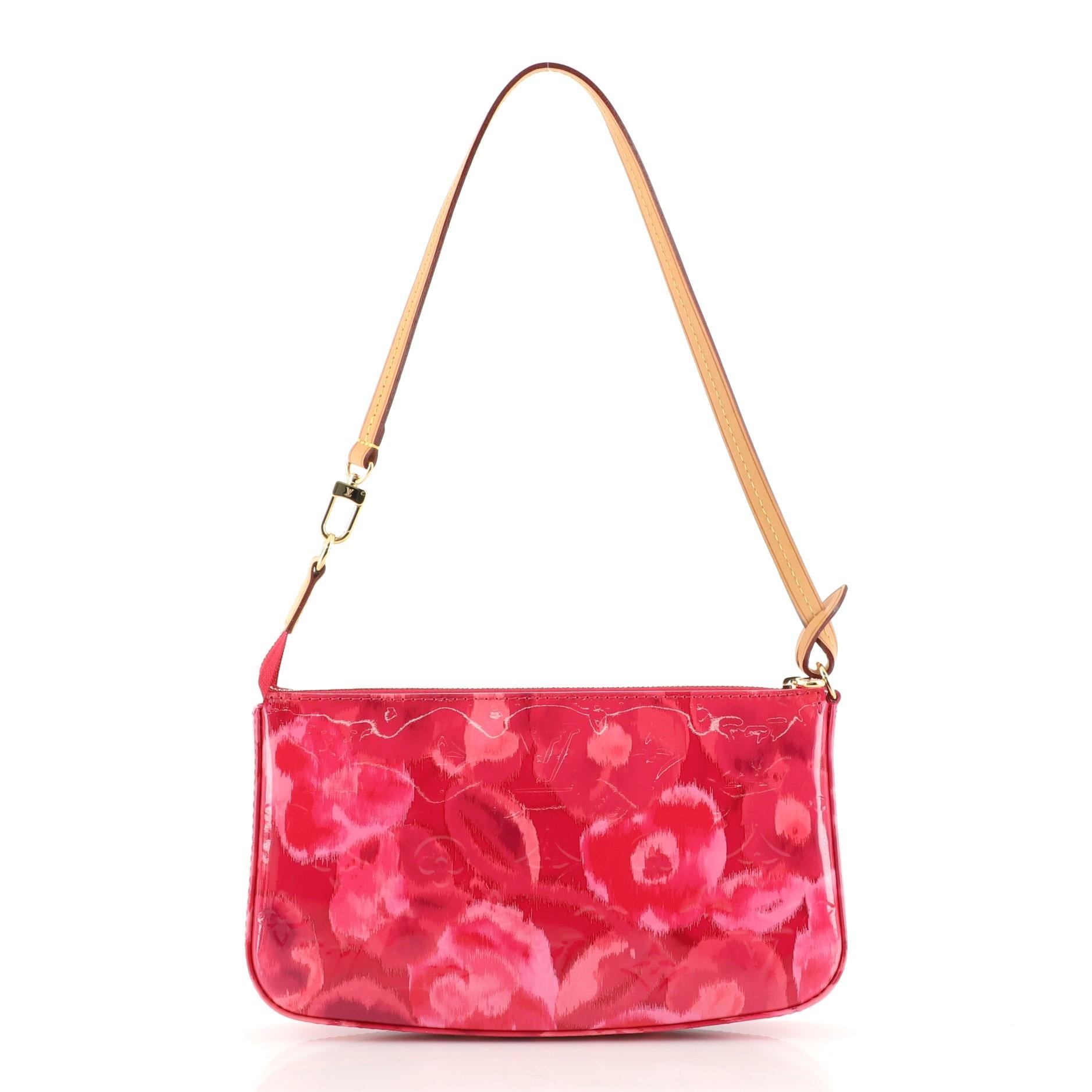 Louis Vuitton Pochette-Accessoires NM Limitierte Auflage mit Monogramm Vernis Ika im Zustand „Gut“ in NY, NY