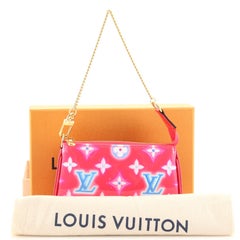 Louis Vuitton Pochette Accessoires Valentine Neon Monogram Vernis Mini