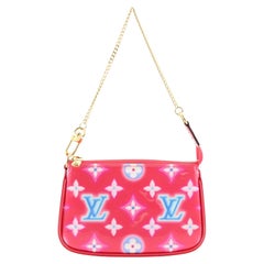 Louis Vuitton Pochette Accessoires Valentine Neon Monogram Vernis Mini