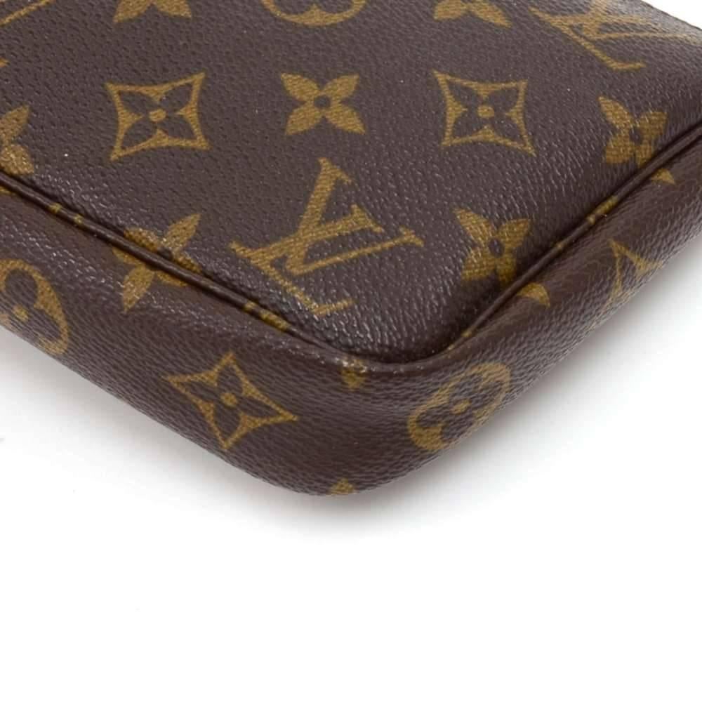 Louis Vuitton Pochette Accessories Monogram Canvas Hand Bag 2