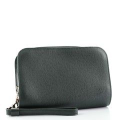 Louis Vuitton Pochette Baikal Clutch Taiga Leather