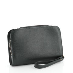 Louis Vuitton Pochette Baikal Clutch Taiga Leather