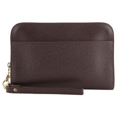 Louis Vuitton Pochette Baikal Clutch Taiga Leather