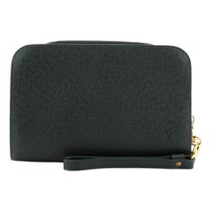 Louis Vuitton Pochette Baikal Clutch Taiga Leather