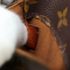 Louis Vuitton Pochette Bum  Pouch Waist Pack 870391 Brown Canvas Shoulder Bag