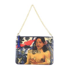 Louis Vuitton Pochette Clutch Limited Edition Jeff Koons Gauguin Print Ca