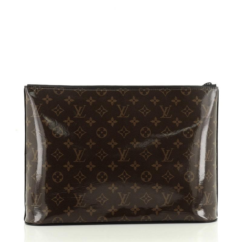 Black Louis Vuitton  Pochette Cosmos Limited Edition Monogram Glaze Eclipse Canv
