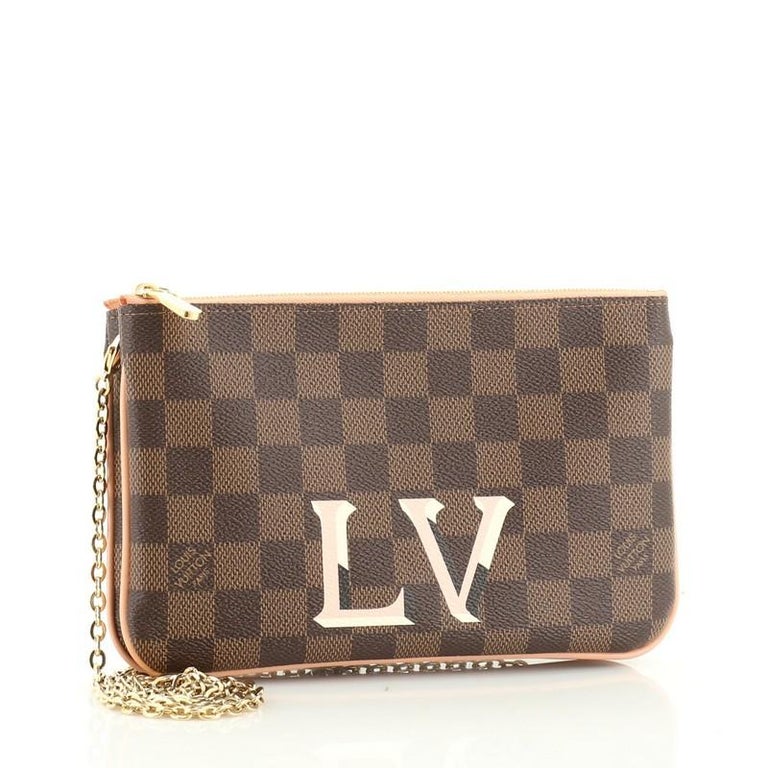 Louis Vuitton LV Lined Zip Pochette