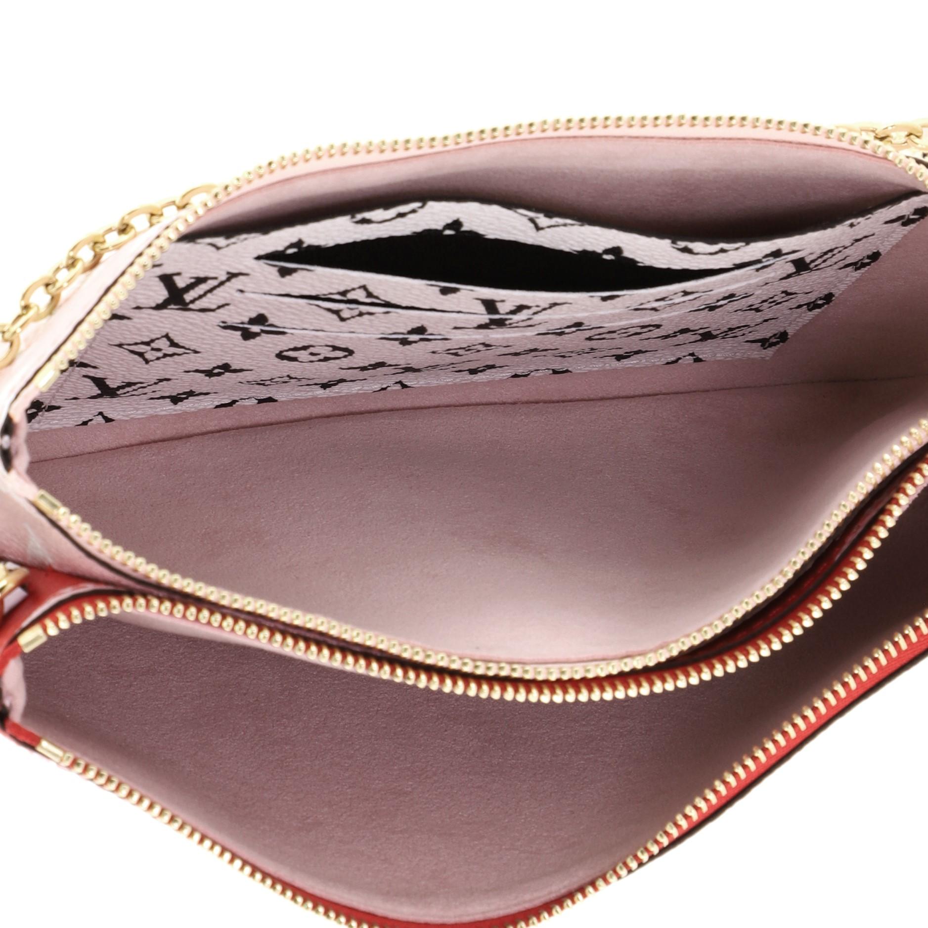 Louis Vuitton Pochette Double Zip Limited Edition Colored Monogram Giant 1