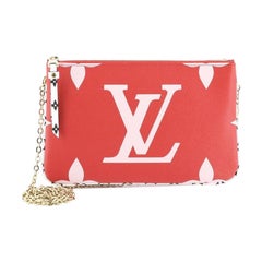 Louis Vuitton Pochette Double Zip Limited Edition Colored Monogram Giant