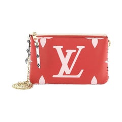 Louis Vuitton Pochette Double Zip Limited Edition farbige Monogramm Riese