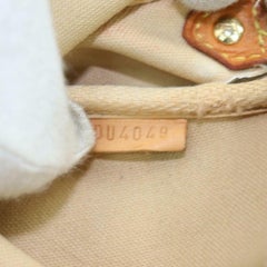 Louis Vuitton Pochette Eva 2way 870642 White Damier Azur Canvas Cross Body Bag