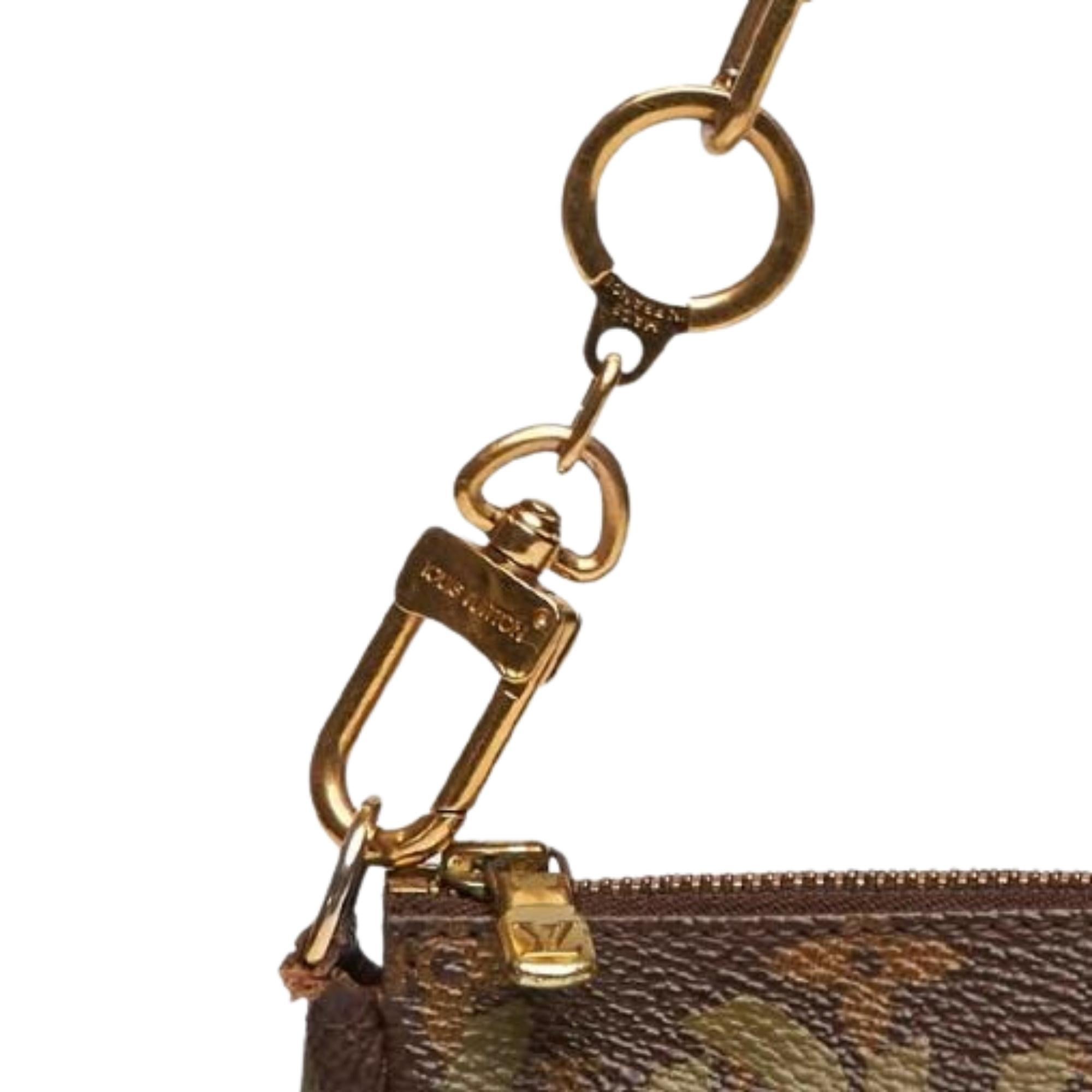 Louis Vuitton Pochette Extender Gold Key Ring For Sale at 1stDibs