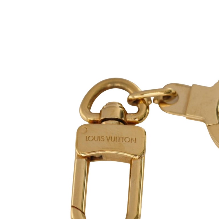Louis Vuitton Goldtone Bolt Key Holder and Strap Extender - Yoogi's Closet