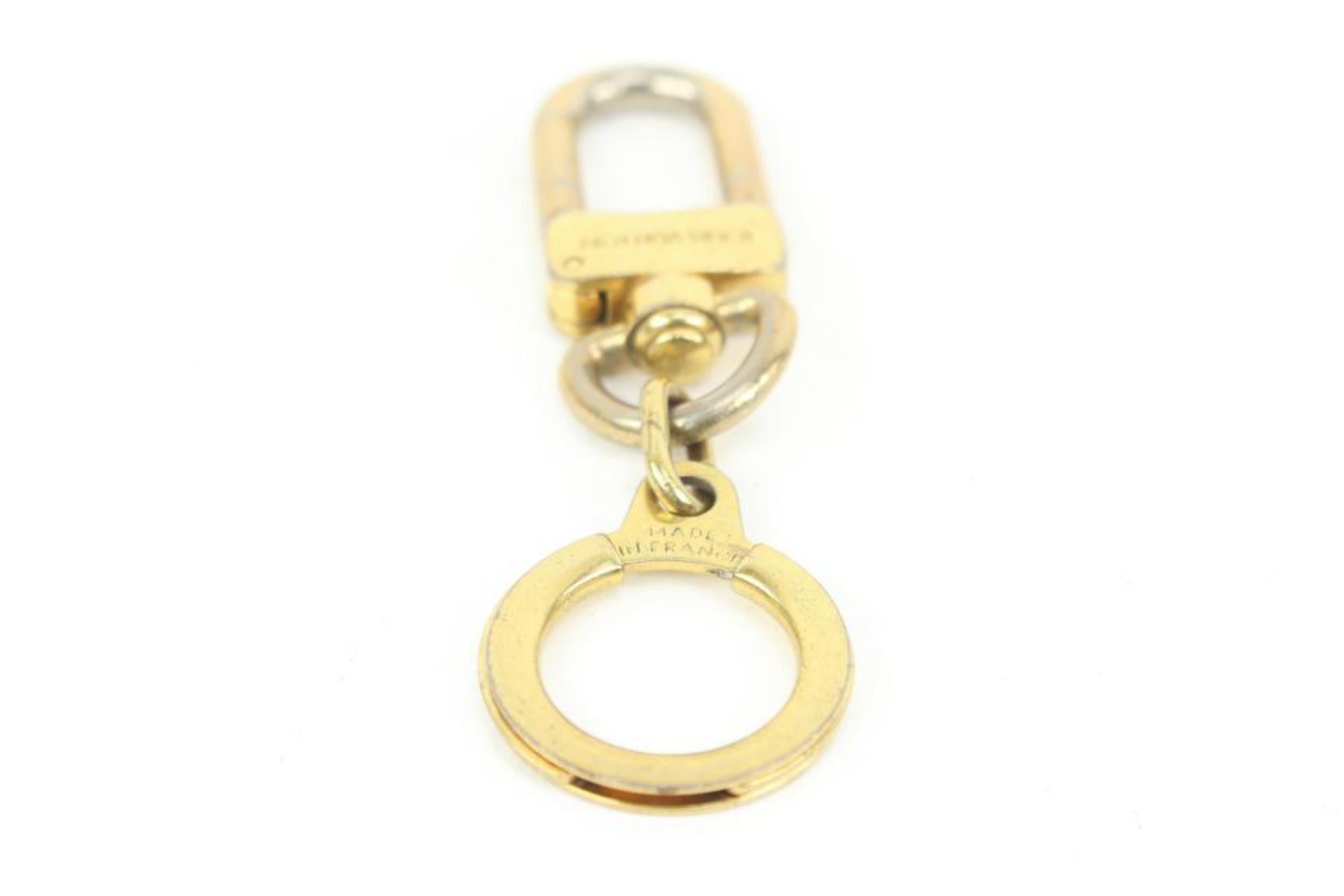 Louis Vuitton Louis Vuitton Pochette Verlängerter Schlüsselanhänger Gold 13lk426s im Angebot 1