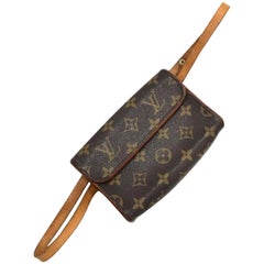 Used Louis Vuitton Pochette FlorentineBelt Waist Pouch 231124 Brown Cross Body Bag