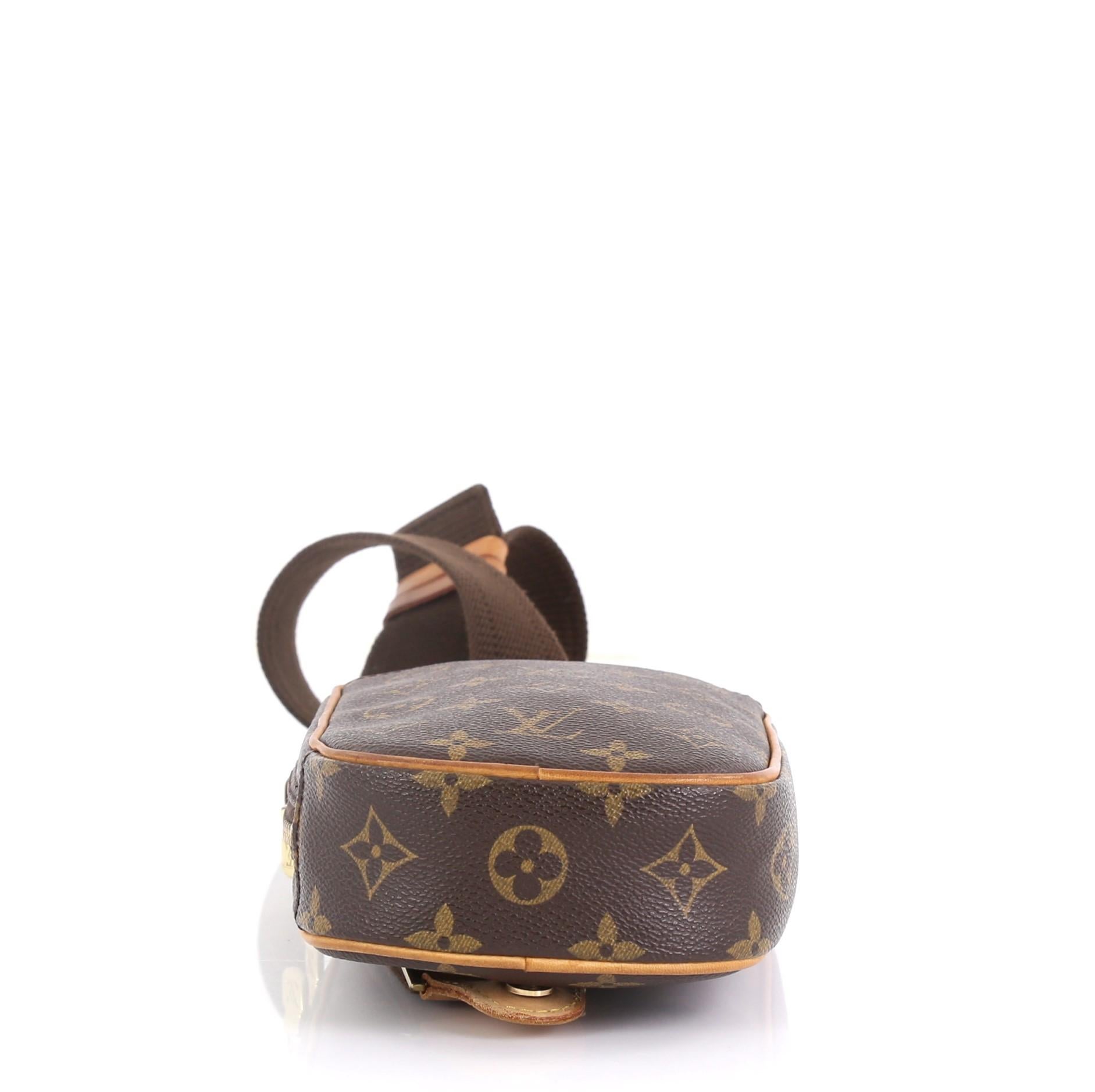 Louis Vuitton Pochette Gange Monogram Canvas In Good Condition In NY, NY