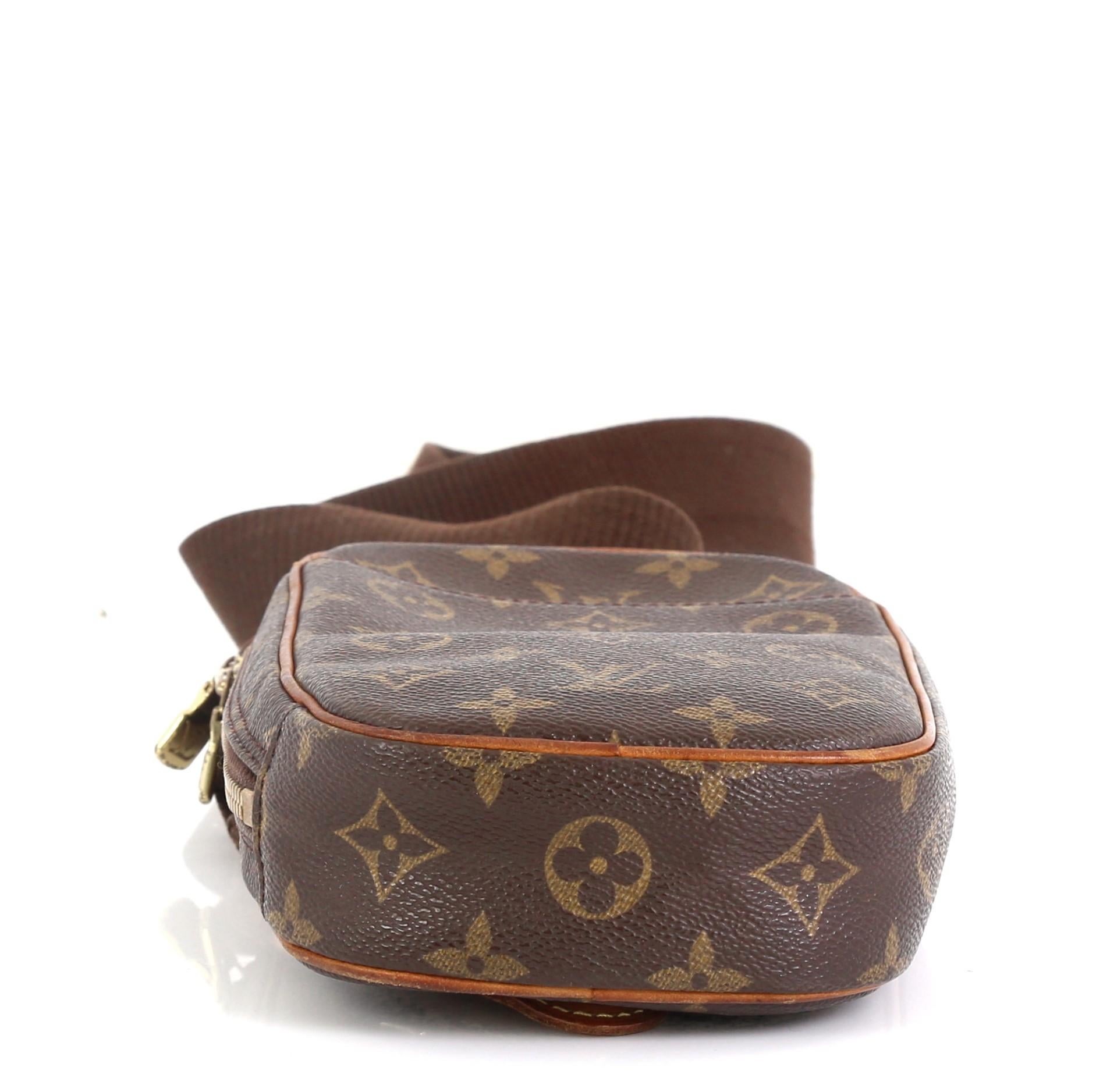 Louis Vuitton Pochette Gange Monogram Canvas In Good Condition In NY, NY