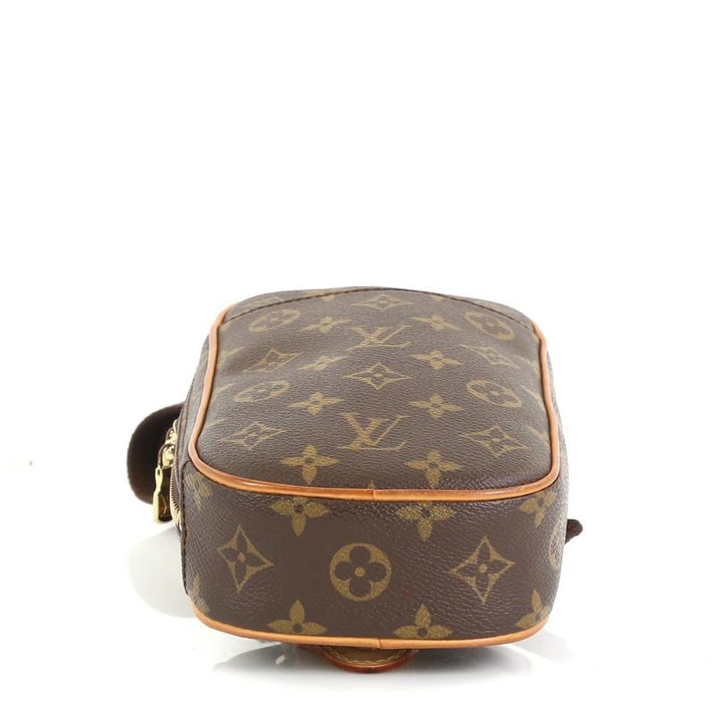Louis Vuitton Pochette Gange Monogram Canvas  In Good Condition In NY, NY