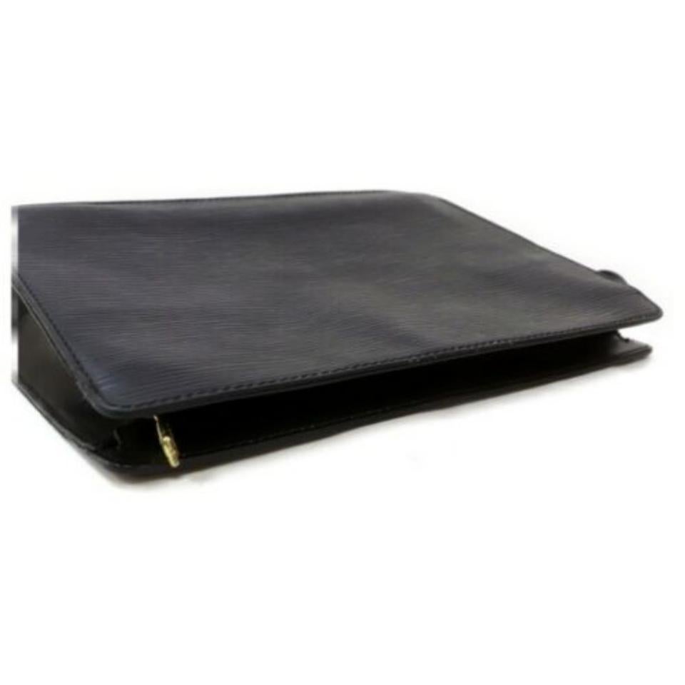 Louis Vuitton Pochette Homme Noir 872977 Black Epi Leather Clutch 5