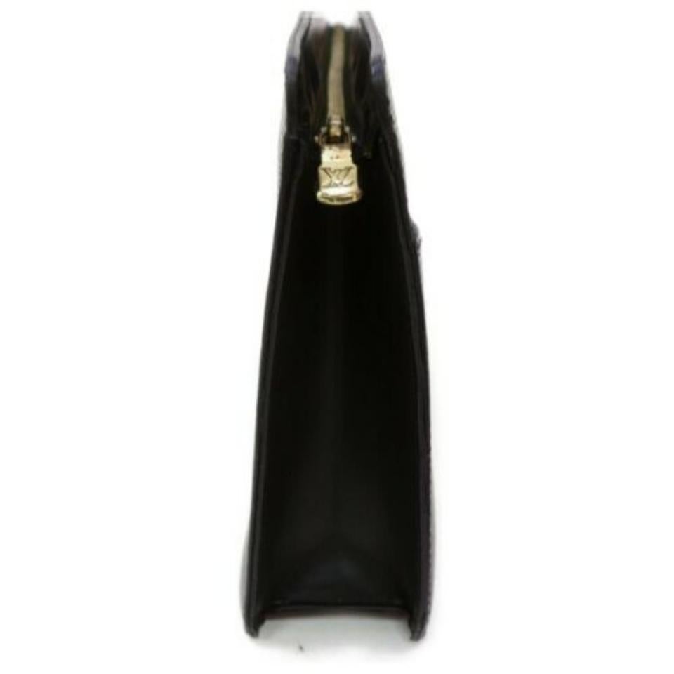 Louis Vuitton Pochette Homme Noir 872977 Black Epi Leather Clutch 2
