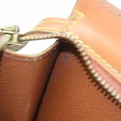 Louis Vuitton Pochette Homme Zip Pouch 868732 Brown Leather Clutch