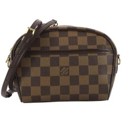 Vintage Louis Vuitton Pochette Ipanema 2way 232891 Brown Coated Canvas Cross Body Bag