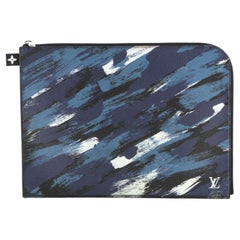 Louis Vuitton Pochette Jour Limited Edition Camouflage Printed Coated Can