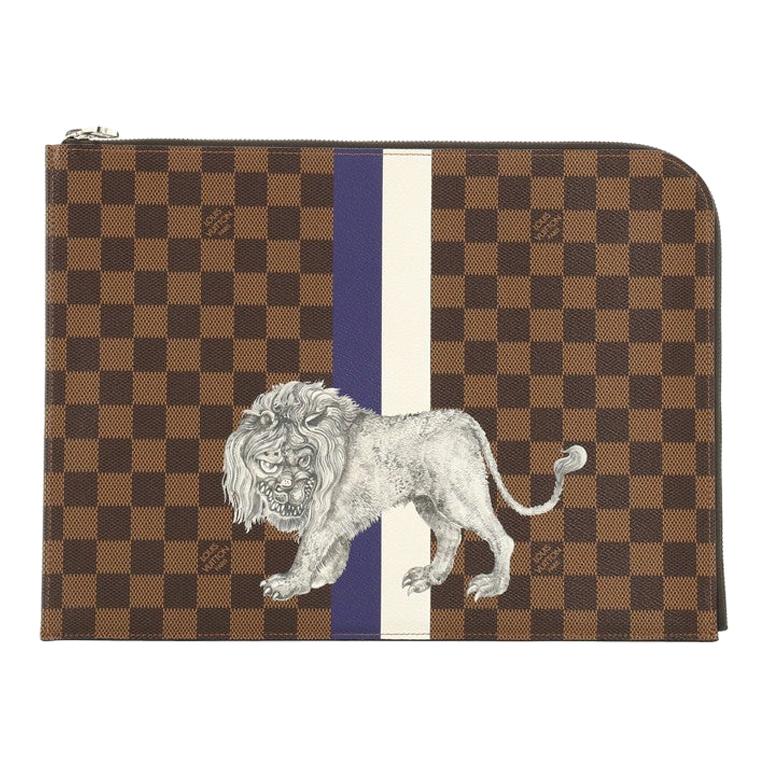 Louis Vuitton Pochette Jour Limited Edition Damier Savane GM For Sale