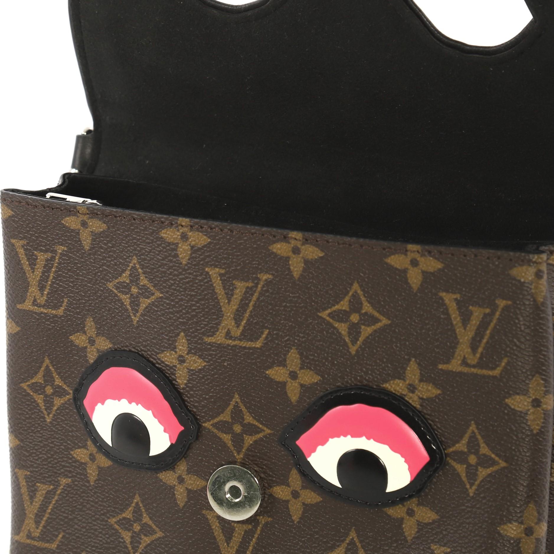 Women's Louis Vuitton Pochette Kabuki Printed Epi Leather and Monogram Canvas