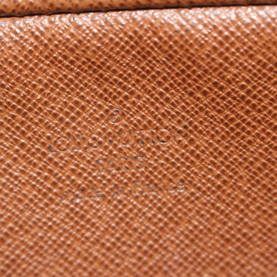 Louis Vuitton Pochette Marly 872288 Monogram Bandouliere Brown Coated Canvas Cro For Sale 3
