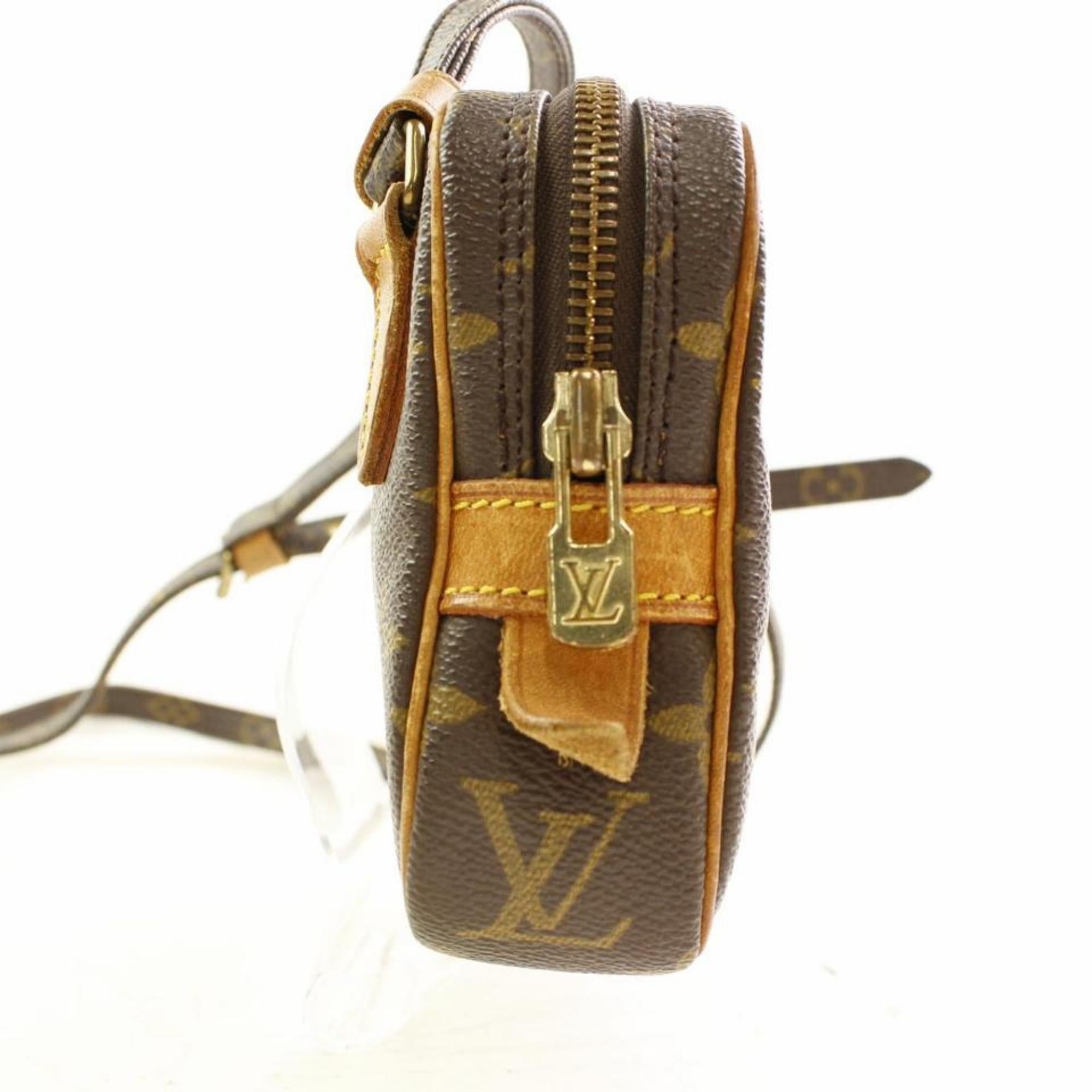Louis Vuitton Pochette Marly  Bandouliere 866610 Brown  Canvas Cross Body Bag 5