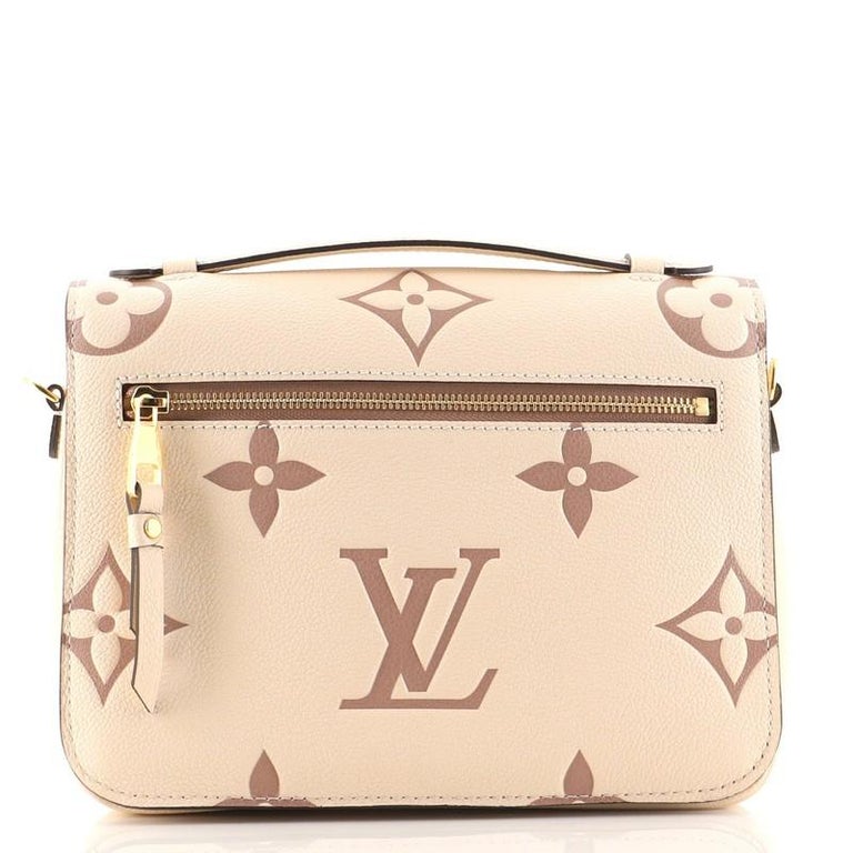 Louis Vuitton Pochette Metis Bicolor Monogram Empreinte Giant at 1stDibs