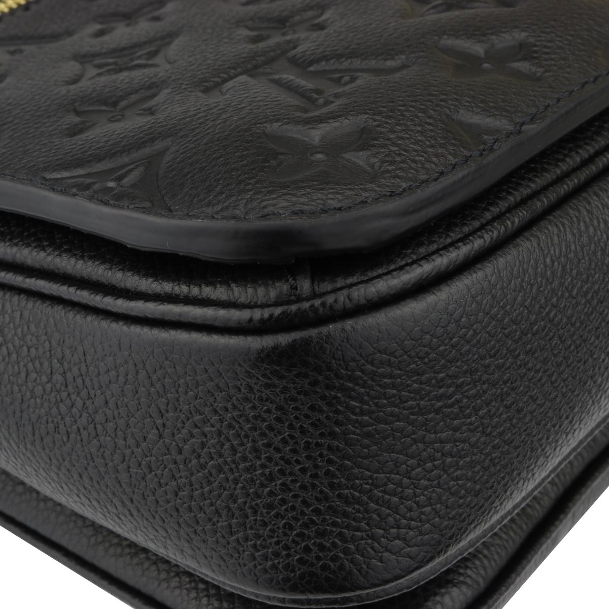 Louis Vuitton Pochette Métis Black Monogram Empreinte Leather with Gold HW 2017 4