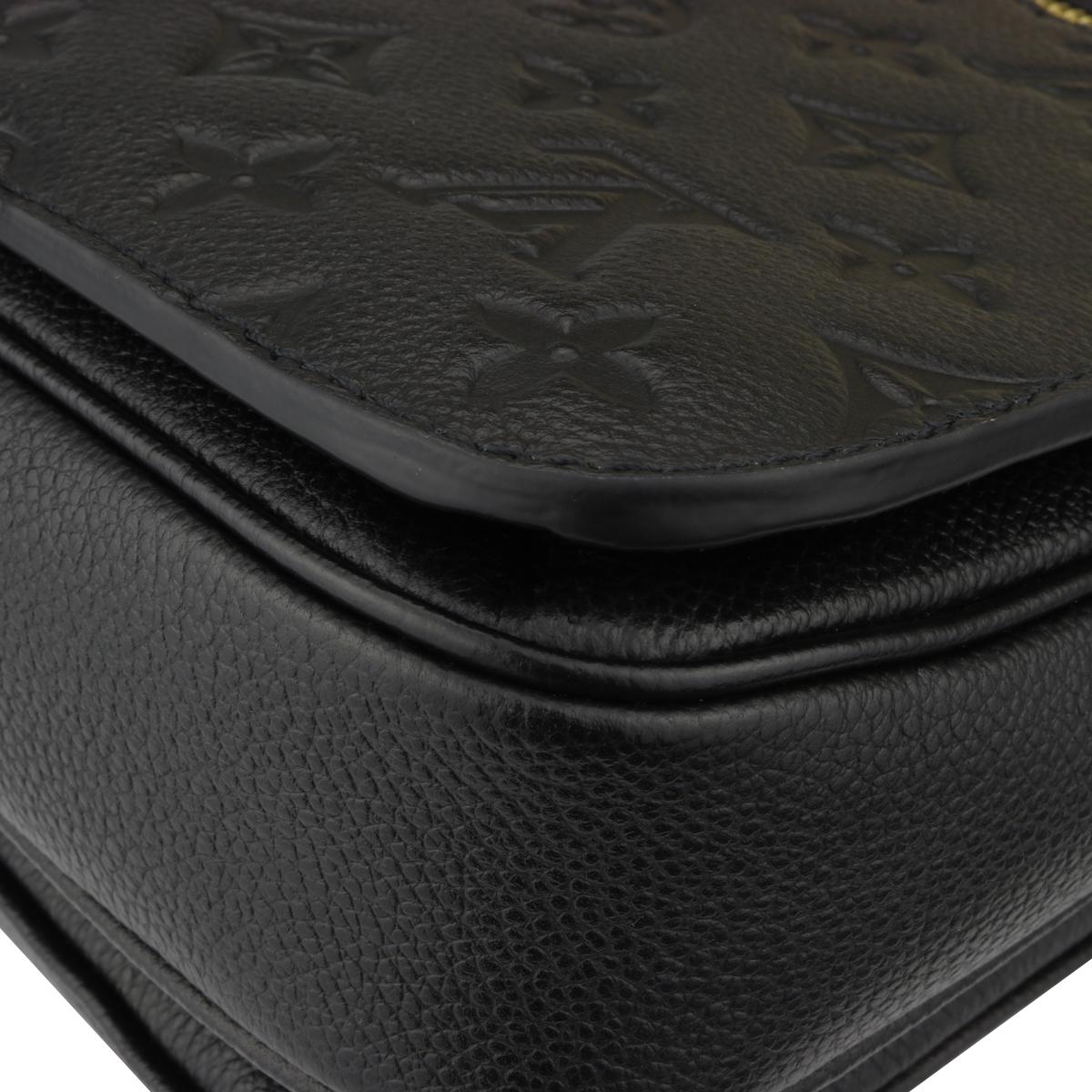 Louis Vuitton Pochette Métis Black Monogram Empreinte Leather with Gold HW 2017 5