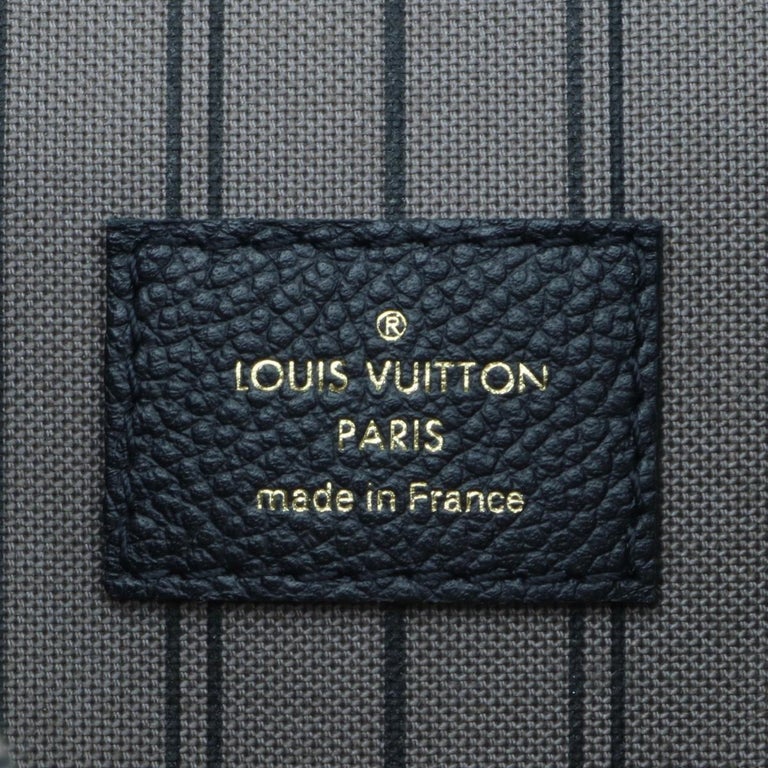 Louis Vuitton Pochette Métis Black Monogram Empreinte Leather with Gold HW  2017 at 1stDibs