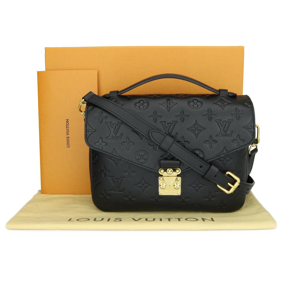 Louis Vuitton Pochette Métis Black Monogram Empreinte Leather with Gold HW 2017 12