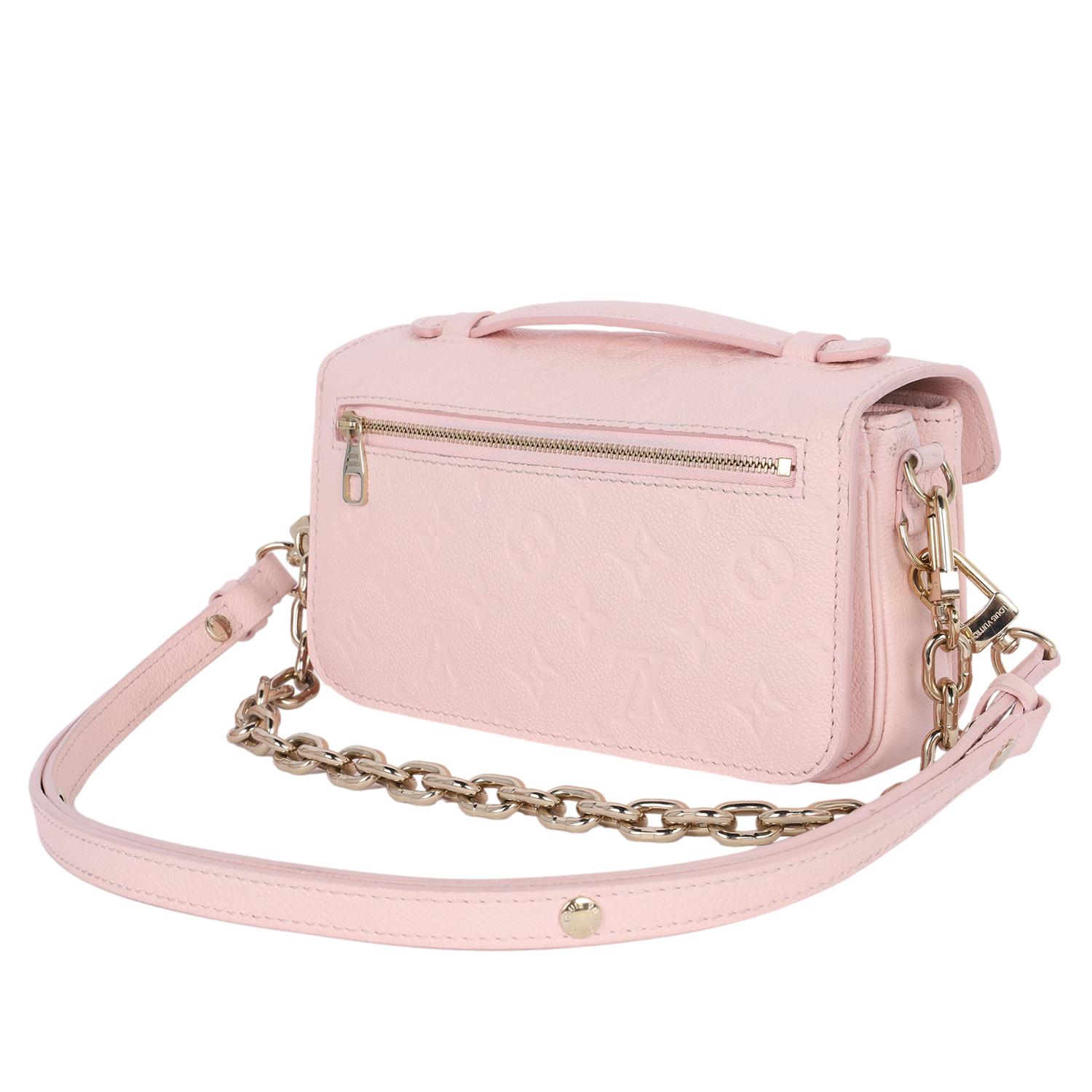 Louis Vuitton Pochette Métis East West Leather Pink 4