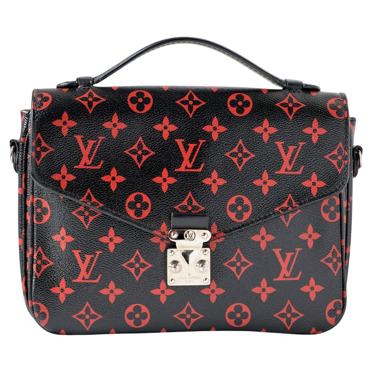 Louis Vuitton Mètis Infrarouge Black Clutch Bag For Sale