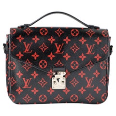 Louis Vuitton Mètis Infrarouge Black Clutch Bag