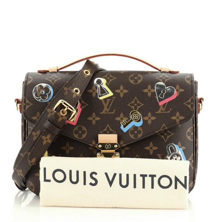 Louis Vuitton Pochette Metis Limited Edition Love Lock Monogram Canvas