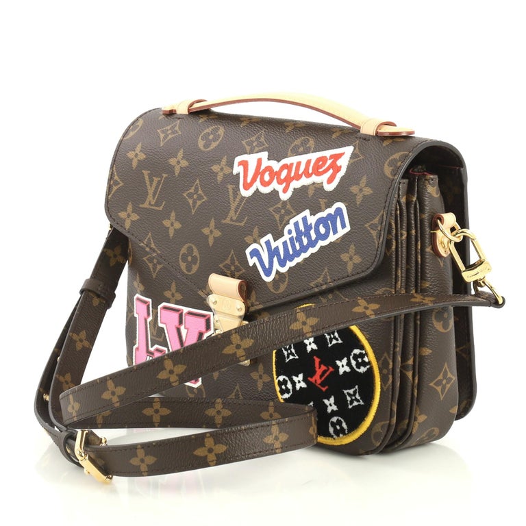 Louis Vuitton Pochette Metis Limited Edition Patches Monogram Canvas at 1stdibs