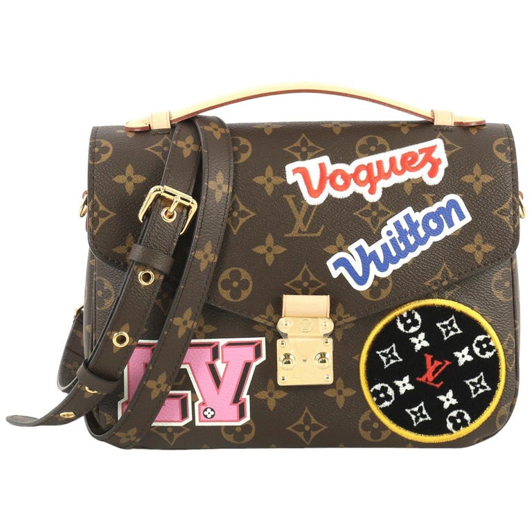 Louis Vuitton Pochette Metis Limited Edition Patches Monogram Canvas at 1stdibs