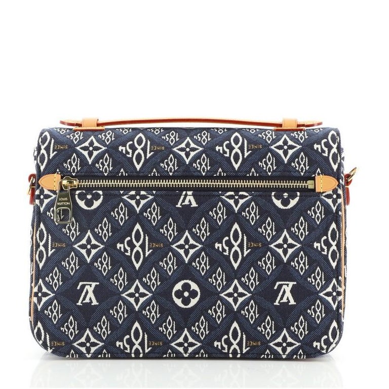 Louis Vuitton Pochette Metis MM Since 1854 Jacquard Gray/Black in Leather  with Gold-tone - US