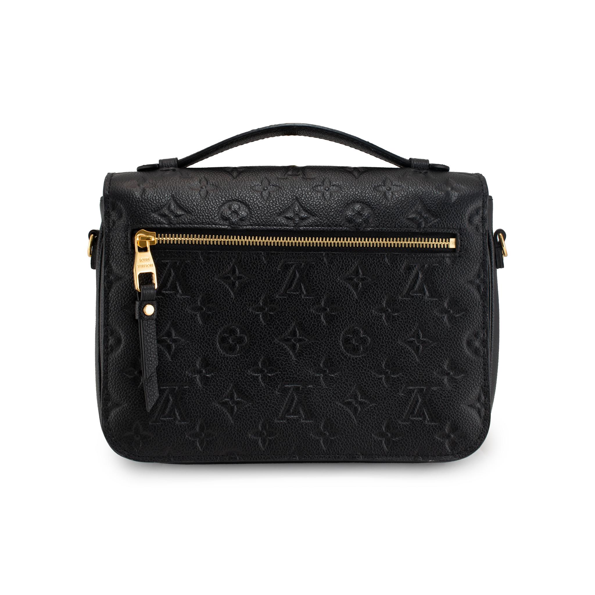 Noir Louis Vuitton Pochette Métis M41487 Monogram Canvas Crossbody Shoulder Bag en vente