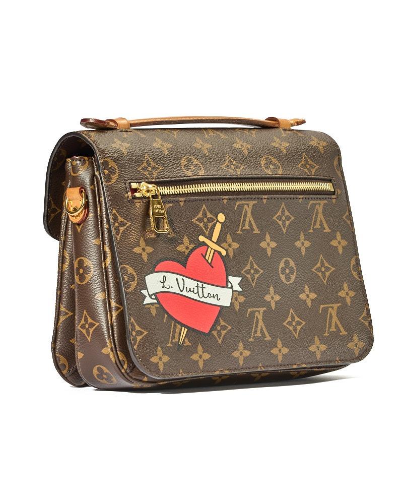 Women's Louis Vuitton Clutch Bag Metis MM Patches Monogram