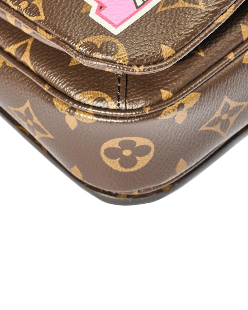 Louis Vuitton Clutch Bag Metis MM Patches Monogram 3