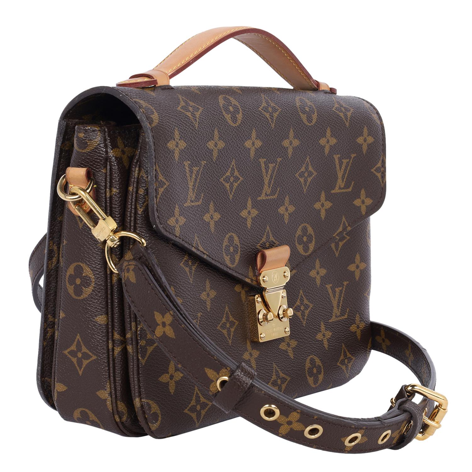 Louis Vuitton Pochette Métis Monogram Brown In Good Condition In Salt Lake Cty, UT